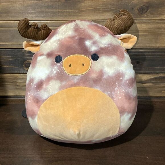 Squishmallows Kellytoy 12" Rufus the Moose Plush Doll Super Soft - Picture 1 of 9